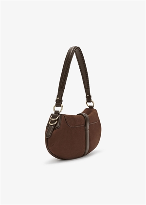 B-Kat recycled suede pelinova bag Chicory Coffee B2070052 Ganni 